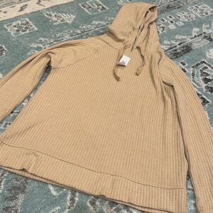 NWT‎ Gap super soft waffle hoodie size medium